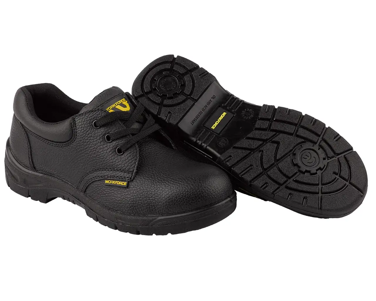 WorkForce GS2-P Leather Safety Shoes Steel Toe Cap Work Boots