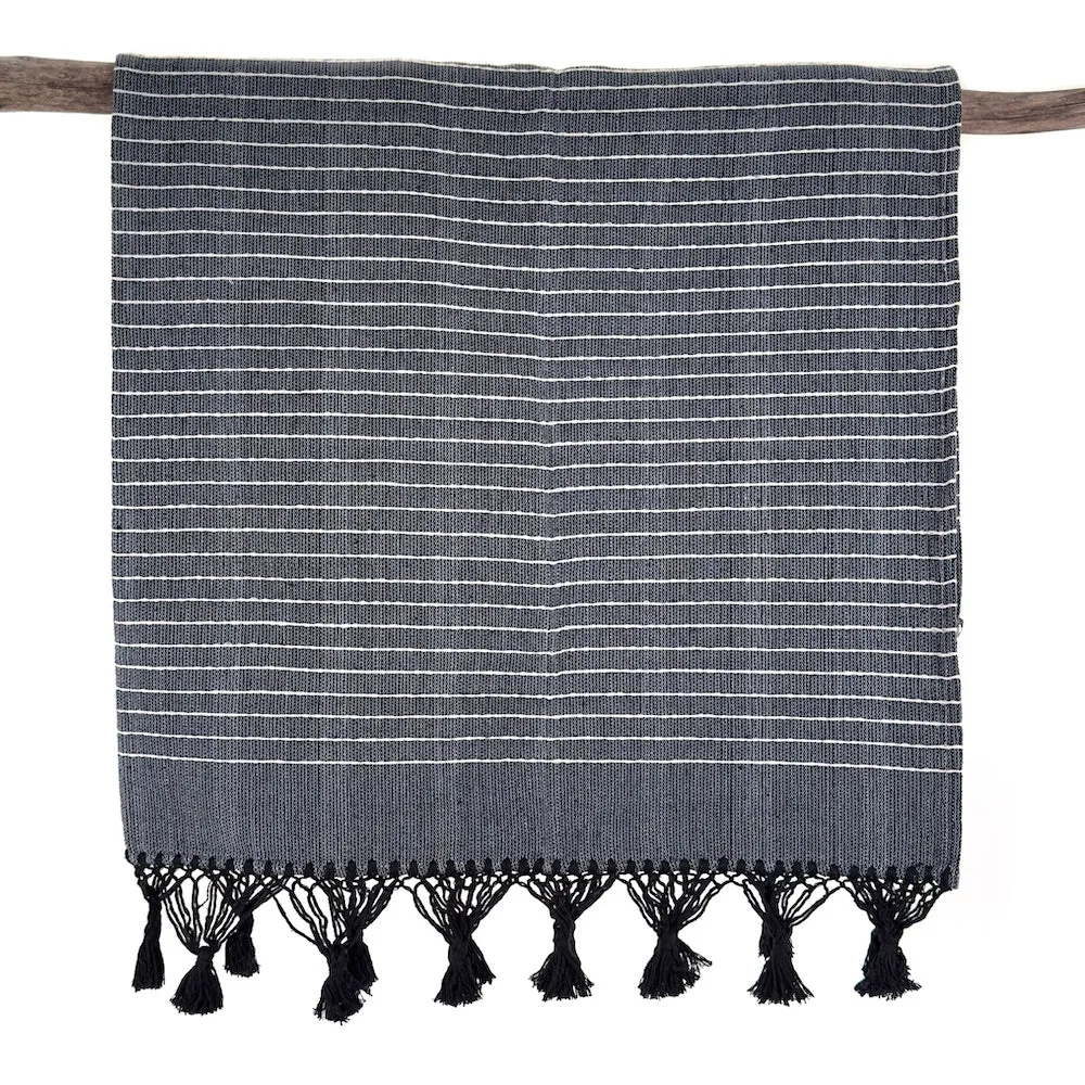 Woven Throw Blanket - Navy